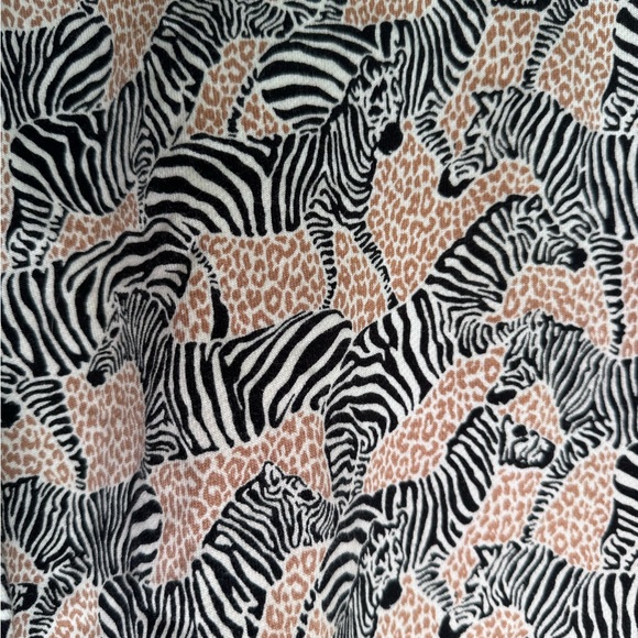 J.Crew Factory Zebra Print Crewneck - Picture 4 of 8